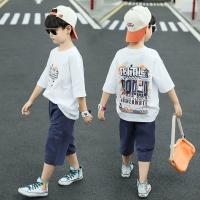 ราคา C MALL ชุดเซ็ท 2 ชิ้นเด็กผู้ชาย เสื้อยืดแขนสั้น กางเกง สกรีนลายเท่ห์ๆด้านหลัง รุ่น KK006 (20477624046)