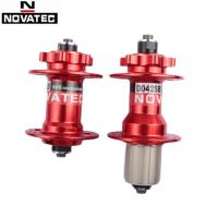 ราคา Novatec ดุม D041SB D042SB 2แบริ่ง28H 32H 36หลุมหนึ่งคู่สำหรับจานเบรคMTB ความเร็ว8 9 10 11ฮับแบริ่งจักรยานเสือภูเขาเดิม (17192432933)
