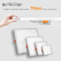 ราคา AC220V ไฟเพดาน LED แผงไฟแบบฝังไฟดาวน์ไลท์LEDแบบสี่เหลี่ยมเพดาน (7182526926)