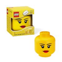ราคา กล่องเลโก้ กล่องใส่เลโก้ กล่องเก็บของ LEGO HEAD GIRL ไซส์เล็ก size S (13062693297)