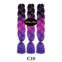 ราคา ไหมถักผมเปีย ไหมไฟเบอร์ 3สี ราคาต่อ1มัด C1 ถึง C20 เก็บเงินปลายทาง COD (1810764427)