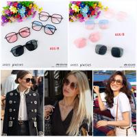 ราคา แว่นกันแดด ทรงเหลี่ยมใหญ่ สไตล์แฟชัน รหัส SGUV55 (9073400962)