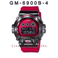 ราคา ของแท้100 คาสิโอ CASIO G SHOCK GM 6900B 4DR GM 6900B 4 สายเรซิ่น อุปกรณ์ครบQ4กันน้ำลึก200เมตร GM6900B4 นาฬิกา นาฬิกาผู้หญิง นาฬิกาผู้ชาย ประกัน1ปี ร้าน Time4You T4U (11516506702)