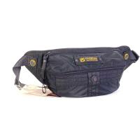 ราคา Chinatown Leather กระเป๋าคาดเอวสะพายหน้าอกผ้าใบใหญ่สีดำvolunteer ช่องซิปใหญ่2ชั้น (13217143342)