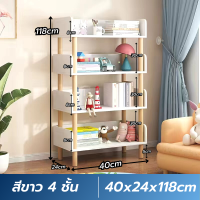 ราคา ชั้นวางของ ชั้นวางไม้ ชั้นวางไม้ ขนาด 80cm มีฉากกั้นกันของตก ดีไซน์เรียบง่าย มินิมอล ประกอบง่าย พร้อมส่ง (16430396897)