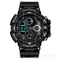 ราคา นาฬิกาข้อมือดิจิทัล sport LEDเรืองแสง กันน้ํา ทรง sport ผู้ชายเทห์ๆลุยๆ สินค้าพร้อมส่ง (15569388943)