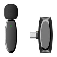 ราคา ไมโครโฟนหนีบปกเสื้อไร้สาย ตัวรับสัญญาณ 2in1 Lightning Type C Wireless Microphone เสียบปลั๊กและเล่น ไมค์อัดเสียง ไมค์ไลฟ์สด สัมภาษณ์ บันทึกเสียง ไมค์หนีบไร้สาย ไมค์ติดเสื้อ (19322422595)