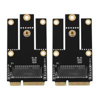 ราคา 2X New M 2 NGFF to Mini PCI E PCIe USB Adapter for M 2 Wifi Bluetooth Wireless Wlan Card Intel AX200 9260 8265 8260 (16491159826)