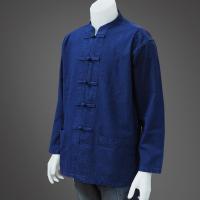 ราคา เสื้อผ้าฝ้ายเกรด A กระดุมกะลา สีพื้น แขนยาว (18014456142)