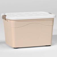 ราคา กล่องเก็บของ ลังใส่ของ สีใส สีชมพู กล่องพลาสติก กล่องใส่ของอเนกประสงค์ กล่องขนาดเล็กและใหญ่ (16509963604)