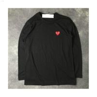 ราคา เสื้อกีฬาแขนยาวลายหัวใจสีแดงปักแบรนด์ตามใจชอบแนวสปอร์ตญี่ปุ่นเสื้อยืดคู่รักแขนยาวผู้ชายและผู้หญิง (20478772808)