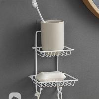 ราคา ห้องน้ำ สแตนเลส 304 ชั้นวางสบู่สแตนเลสสตีลชั้นเดียว ตะขอแขวนผ้าเช็ดตัว และฟองน้ำ 2 ชิ้น ที่มีตะขอแขวนผนังห้องน้ำสแตนเลสชั้นวางสบู่ชั้นวางสบู่ชั้นวางสบู่เหลว (21166282927)