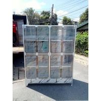 ราคา ตู้โชว์ ตู้เสื้อผ้า อะลูมิเนียม บานกระจก ขนาด 150 ซม (20622779886)