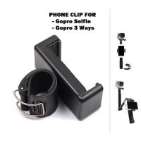 ราคา Gopro Selfie Phone Clip ที่ยึดมือถือเข้ากับ ไม้เซลฟี่ ไม้ 3 way (388828053)