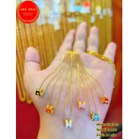 ราคา จี้ ชาร์มทองแท้ 99 99 หนัก 0 1 กรัม พร้อมเเถม สร้อยคอเงินแท้หุ้มทอง (20073238555)