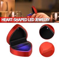 ราคา KPL ไฟ LED กล่องใส่แหวนเพชรกำมะหยี่หัวใจสำหรับการการมีส่วนร่วมในข้อเสนอเครื่องประดับ (20673096478)