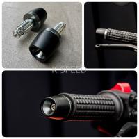 ราคา น็อตปลายแฮนด์แต่ง CNC สีดำเงิน สีดำไทเทเนี่ยม สำหรับ Honda CL300 500 (20333492859)