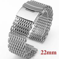 ราคา คุณภาพสูงตาข่ายสแตนเลสสตีลสำหรับนาฬิกา Seiko ดำน้ำ Cool Shark 1 2หยาบ4มม หนาปรับได้สำหรับนาฬิกา Citizen 18 20 22 24มม Universal Milanese Loop ผู้หญิงผู้ชายธุรกิจสายรัดข้อมือ (13978119647)