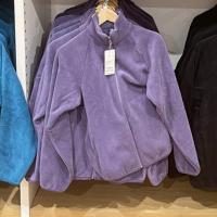 ราคา UNIQLO ห้องลองเสื้อเสื้อแจ็คเก็ตแขนยาวมีซิปของผู้หญิงฤดูใบไม้ร่วงและฤดูหนาว Y441125เสื้อแจ็คเก็ตกันหนาวผ้าฟลีซแขนแร็กแลน (20236809010)