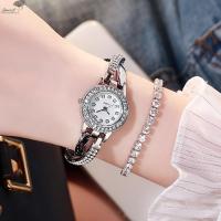 ราคา นาฬิกาข้อมือหรูหราสำหรับหญิงคลาสสิกประณีตเต็มรูปแบบกำไลพลอยเทียมผู้หญิงควอตซ์นาฬิกา (20114841846)