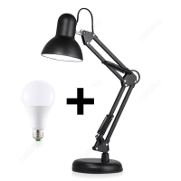 ราคา โคมไฟอ่านหนังสือ โคมไฟตั้งโต๊ะ โคมไฟอ่านสือ โคมไฟตั้งโต๊ะ led ปรับระดับได้รอบทิศทาง โคมไฟ MAX 60w table lamp desk lamp ปรับระดับได้ ขั๊ว E27 (20480597606)