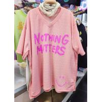 ราคา พร้อมส่ง เสื้อยืดผ่าข้าง ผ้าสลาฟ คอวี อก 56 (20412786246)