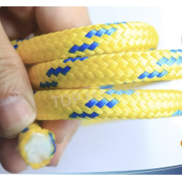 ราคา เชือกเรือ เชือกโพลีเอสเตอร์ถักสองชั้น ขนาด 10มิล x 7เมตร polyester rope (7824763899)