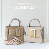 ราคา กระเป๋าหนังแฟชั่นสะพายข้าง Bobby 23cm หนัง PU (11646386129)