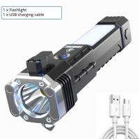 ราคา ไฟฉาย LED แบบชาร์จได้ FONIX ไฟฉายอเนกประสงค์ชาร์จไฟได้ไฟฉายใช้ในรถยนต์พร้อมค้อนทุบกระจกชาร์จไฟฉุกเฉิน (17316614116)