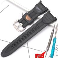 ราคา สายเรซิ่นเหมาะสำหรับ Casio Prg60 Prg 60 Prg 50 Prg50 Pro Trek สายนาฬิกาสำรองสำหรับผู้ชายสายรัดข้อมือกันน้ำอุปกรณ์เสริมสำหรับนาฬิกา (21087757286)