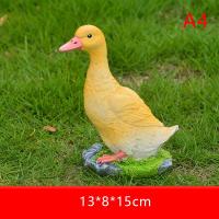 ราคา pirit รูปปั้นเป็ดทำจากเรซินประดับรูปสัตว์จำลองสวนกลางแจ้งรูปปั้นตกแต่งสวน (20108212144)