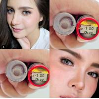 ราคา คอนแทคเลนส์ รุ่น Mini Florida Mini Lamune สีเทา ตาล gray brown มีค่าสายตา 0 00 8 00 (16512931262)