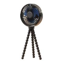 ราคา ROSITY พัดลมแบบหนีบพัดลมชาร์จไฟได้สำหรับรถเข็นเด็กพัดลม4สปีดกันลมเงียบแบบพกพา USB ขนาดเล็กมินิปลาหมึกยักษ์พัดลมไฟฟ้าเหมาะสำหรับโต๊ะรถเข็นเด็กนั่งบนโต๊ะที่นั่งบนรถนอกบ้านอุปกรณ์พัดลมหน้าร้อนในร่ม (1999