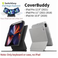 ราคา SwitchEasy CoverBuddy เคสใส่ดินสอสำหรับ2021 iPad Air11 Pro12 9 สมาร์ทคีย์บอร์ดโฟลิโอเข้ากันได้กับ Magic Keyboard (13806800261)