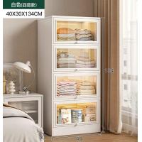 ราคา ตู้เก็บหนังสือ ชั้นวางหนังสือ ชั้นวางหนังสือตั้งพื้น สีขาว เปิด ปิดได้ ชั้นวางของ ตู้วางหนังสือ ตู้โชว์ พร้อมลิ้นชัก (21262101538)