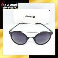 ราคา แว่นกันแดด ผู้หญิง ผู้ชาย แบรนด์ Ic Berlin Katharina L Black Obsidian Black to Grey (10891455267)