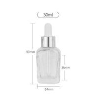 ราคา ขวดแก้ว ทรงเหลี่ยม คอ18ดรอปเปอร์ dropper ขวดแก้วใส ขวดหัวหยด ขวดเซรั่ม ขวดแก้วสี่เหลี่ยม หยดน้ำมัน ขวดแก้วขนาดเล็ก ขวดใส ขวดใส่น้ำหอม (10146467677)