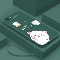 ราคา Lucky Day cat Casing for Oppo A37 Oppo A57 2016 A39 Oppo A57 2022 Oppo A59 Oppo A31 2020 Oppo A55 4G straight edge mobile phone case (17054507817)