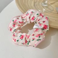 ราคา เครื่องประดับผมผมหางม้ายางรัดยืดหยุ่นได้แถบริบบิ้นมัดผมลายดอกไม้ยางรัดผมแฟชั่นสไตล์เกาหลี (20969933324)