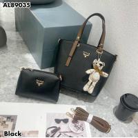 ราคา กระเป๋าShumiya AL89035 แท้100 เซต2ใบ ทรงช้อปปิ้ง แถมตุ๊กตาหมี กระเป๋าใบเล็ก คุ้มมากๆค่ะ (13119486486)