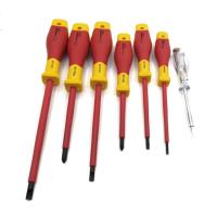 ราคา PUMPKIN ชุดไขควง แฉก แบน 7 ตัวชุด รุ่น PROVDE IS7S 17782 VDE1000V เครื่องมือ พัมคิน ไขควง ชุดเครื่องมือ (19167101483)