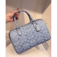 ราคา กระเป๋า COACH F83607 ROWAN SATCHEL IN SIGNATURE CANVAS ทรงหมอนรุ่นใหม่ขนาด10นิ้วมีหลายสี (21060000367)