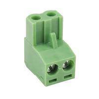 ราคา 10 pcs 5 08mm Pitch 2Pin Plug in Screw PCB Terminal Block Connector Right Angle (20677935341)