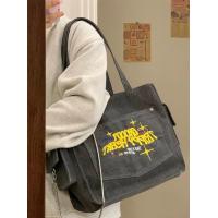 ราคา Zaraวาดภาพติดผ้าแคนวาสไหล่ข้างเดียวแบรนด์ยอดนิยมมีตัวอักษรน้ำหนักเบากระเป๋าทรงสี่เหลี่ยมมีหูหิ้วสะพายไหล่เข้ากับได้ทุกชุดกระเป๋าช็อปปิ้งรักแร้ไหล่เดียว (17124003196)