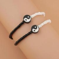 ราคา สร้อยข้อเท้า สร้อยข้อเท้าลูกปัด โทนดำ หยินหยาง กำไลข้อเท้า anklet (16271022168)