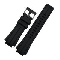 ราคา 24 16มม สายนาฬิกายางซิลิโคนสำหรับ Timex สายนาฬิกา T2N720 T2N721 TW2T76300สายรัดข้อมือสร้อยข้อมือกันน้ำนูนอินเทอร์เฟซ (14130777820)