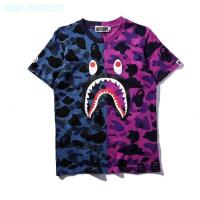 ราคา BAPE Japanese street tide brand shark short sleeved T shirt summer men and women couple hip hop cotton camouflage half sleeved shirt short T (20192590372)