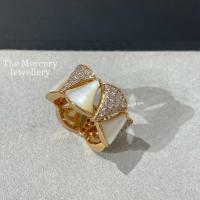 ราคา ชุดเดรสสตรีสีขาวประดับมุกและเพชรแวววาวชุดเดรสประกบกันแบบเม็ดแหวนหัวใหญ่สีขาว18K ชุบด้วยทองคำสีกุหลาบสี925สีเงิน VGOLD (19544139244)