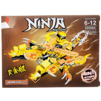 ราคา LY เลโก้มังกร 4in1 เลโก้นินจา Phantom Gold ninjago ตัวต่อ ชุด เลโก้มังกรนินจาโก Mech Ninja Warrior Building Blocks ของเล่นเด็ก (21225928105)