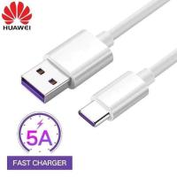 ราคา Huawei สายชาร์จเร็ว Type C 5A ของแท้สายชาร์จสำหรับโทรศัพท์แอนดรอยด์ Mate 9 10 20 P10 P10 P20 P20 P30 P30 Pro (11557866125)